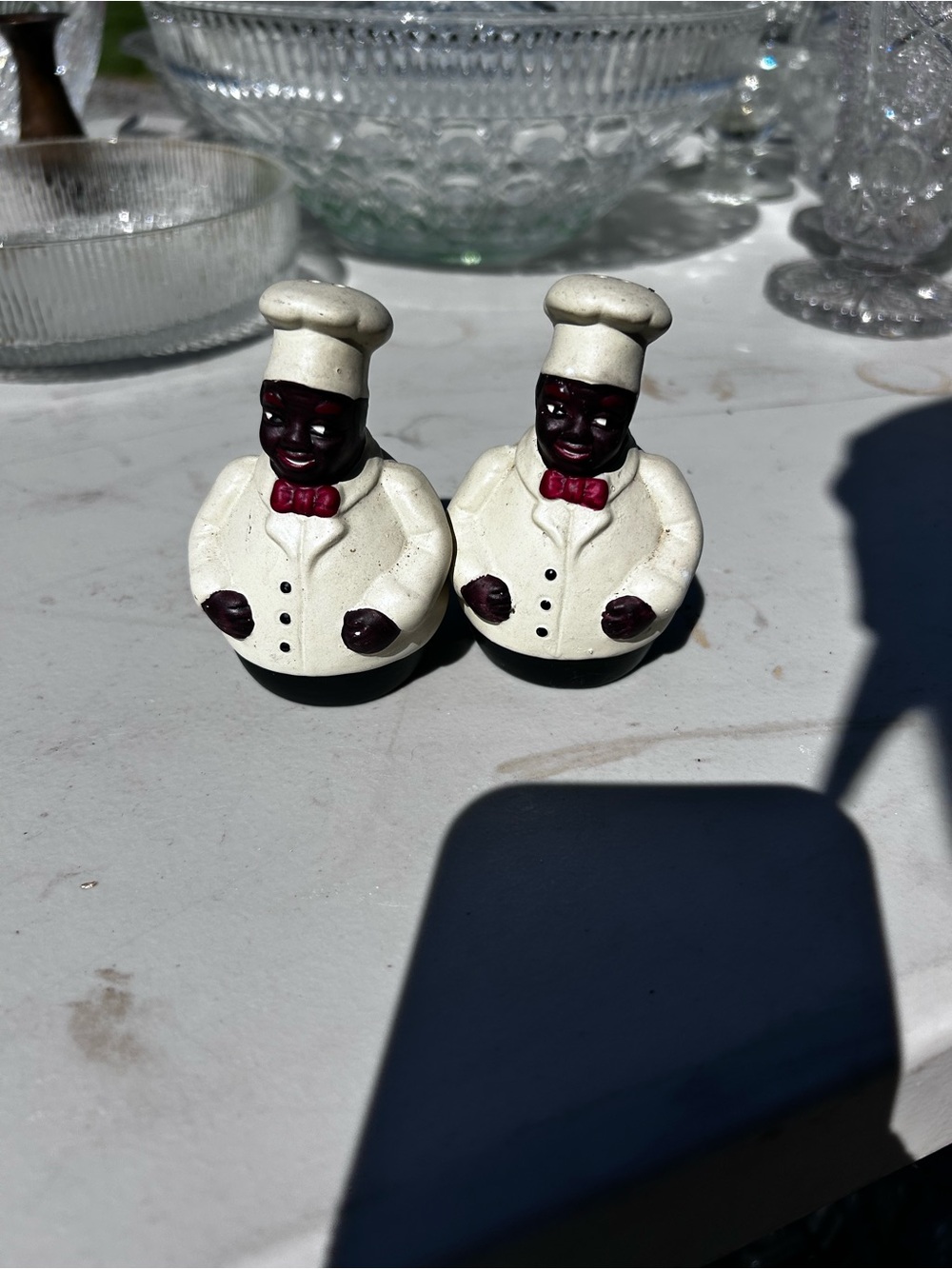 Vintage Chef Salt and Pepper Shakers